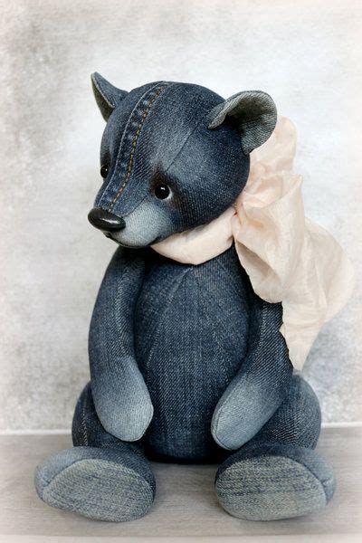 Denim Teddy By Nata Tovt Teddy Bear Sewing Pattern Teddy Bear