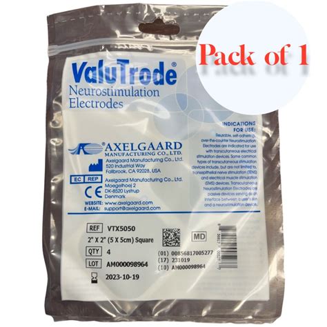 16 Axelgaard Valutrode X Electrodes Vtx5050 For Electrotherapy Estim