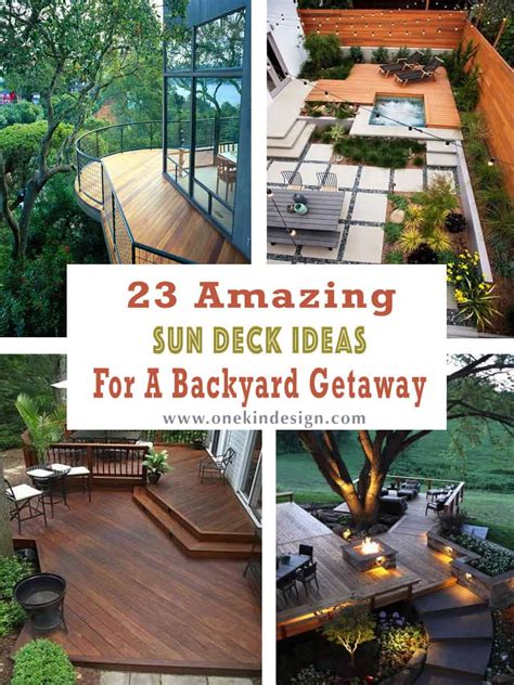 contemporary sun deck