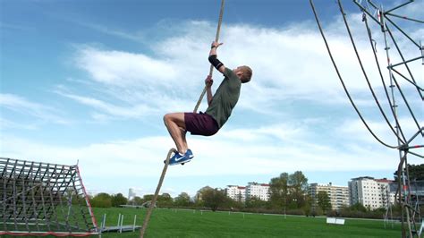 Toughest Obstacle Rope Climbing Youtube