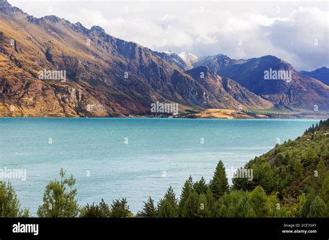 New Zealand lakes Stock Photo - Alamy