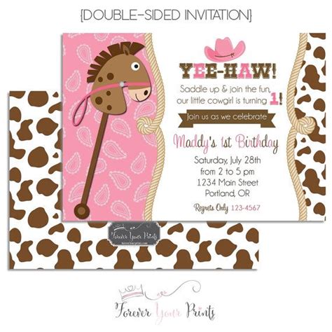 Cowgirl Birthday Invitation Cowgirl Party Invite Cowgirl Invitaciones De Cumpleaños De Vaquera