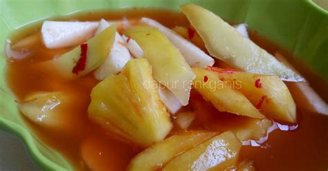 Resep Asinan Buah Mangga Nanas Bengkuang Oleh Dapur Renkganis