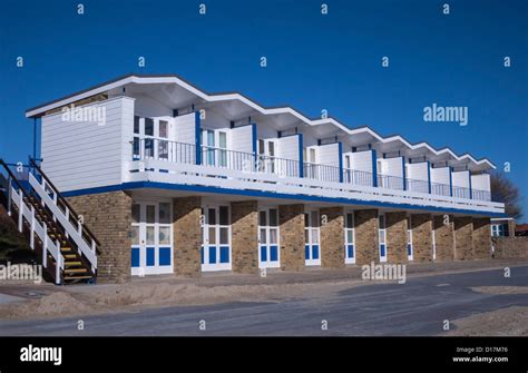 Poole Beach Huts Double Deck Design Sandbanks Promenade Dorset