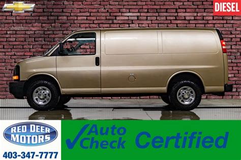 2013 Chevrolet Express 2500 Cargo Van Diesel Red Deer Ab 50228024