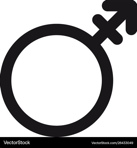 Androgyne Symbol Gender And Sexual Orientation Vector Image