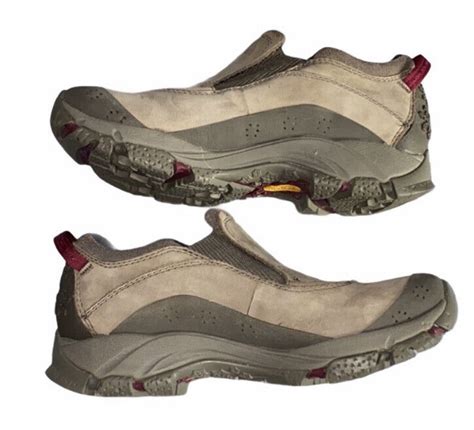 Merrell Waterproof Hiking Shoes Vibram Sole Taupe The Gem