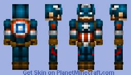 Captain America Minecraft Skin