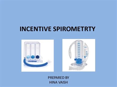 Incentive Spirometry Ppt