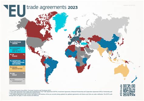 Mapa Del Tratado De Libre Comercio