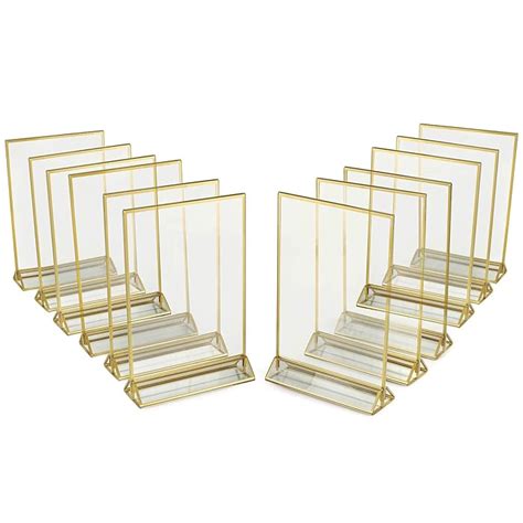 Buy Super Star Quality Clear Acrylic Sided Frames With Mm Gold