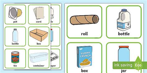 Recycling Sorting Cards Hecho Por Educadores Twinkl