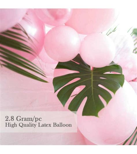 Pink Balloon Arch Garland Kit With Rose Gold Confetti Pink Etsy