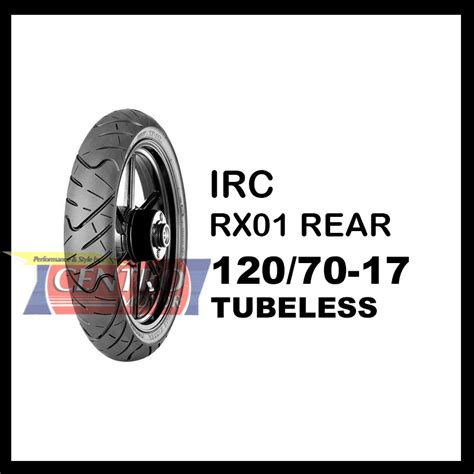 IRC ROAD WINNER RX 01 120 70 17 BAN TUBELESS UNTUK NEW VIXION BELAKANG