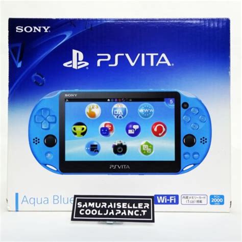 SONY PS Vita PCH 2000 ZA23 Aqua Blue Console Wi Fi Model From JAPAN F S