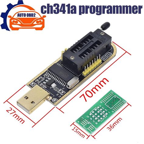 Original ch341a 24 25 séries eeprom flash bios usb programador módulo