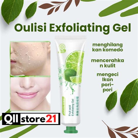 Jual Oulisi Minutes Exfoliating Gel Peel Wajah Facial Glowing