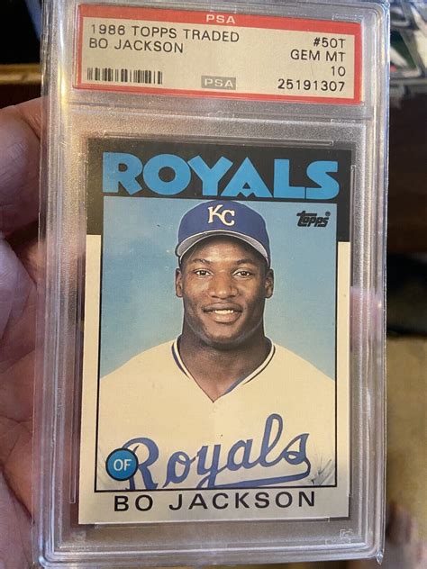 Bo Jackson 1986 Topps Traded 50T Base Price Guide Sports Card Investor