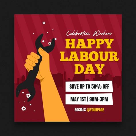 Premium Psd Happy Labour Day Banners Post