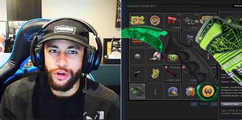 Check Out Neymar Jr S Csgo Inventory With Items Totalling A Jaw Dropping 40 000