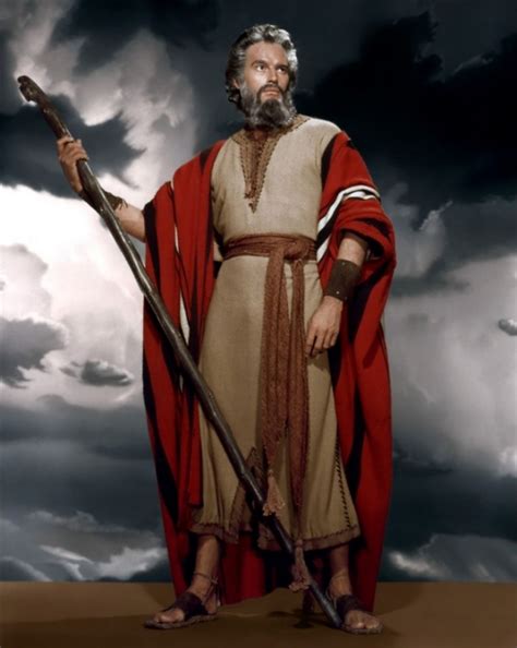 Charlton Heston As Moses In “ten Commandments” Paramount Pictures 1955 The 10 Commandments