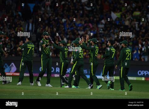 Melbourne Pakistan 23rd Oct 2022 A View Of The Cricket Match