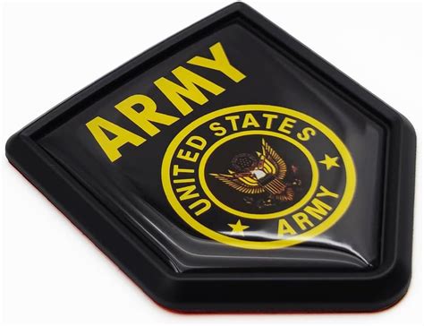 United States Army Military Metal Auto Decal Emblem 2 Inch Everything Else