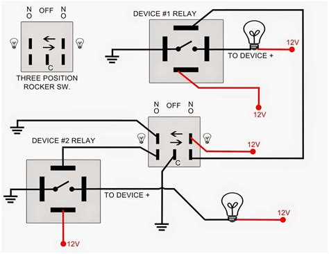 Wiring Diagram For A SPST Rocker Switch