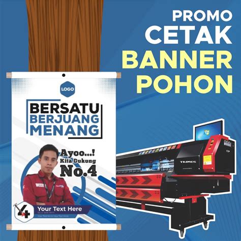 Jual CETAK BANNER POHON TERMURAH PROMO SPANDUK POHON Shopee Indonesia