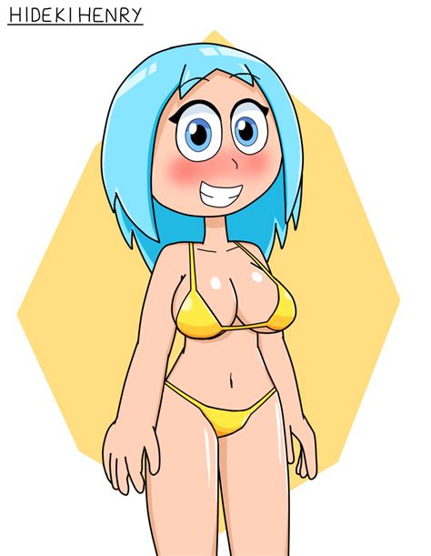 Rule 34 Aqua Eyes Aqua Hair Ayanohideki Henry Bikini Blue Eyes Blue Hair Blush Breasts