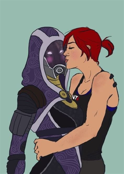 Tali And Shepard Mass Effect Tali Mass Effect Funny Mass Effect