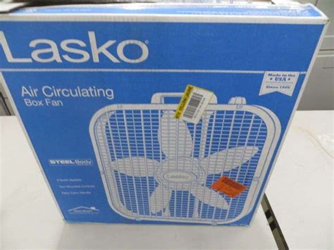 Lasko Box Fan - Used - Lambrecht Auction, Inc.