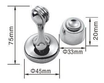 Casting Stainless Steel Interior Door Stops Magnetic Steel Door Stopper