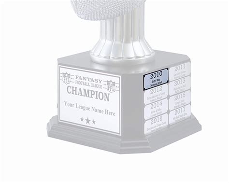 Engraved Name Plate Silverblack Trophysmack