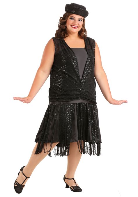 Great Female Gangster Costumes In Plus Size • Gatsby Flapper Girl