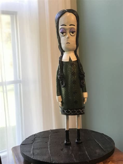 Wednesday Addams Cake Cold Shoulder Dress Fashion Custom Cakes