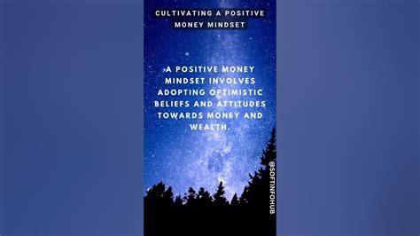 How To Cultivate A Positive Money Mindset Shorts Youtube