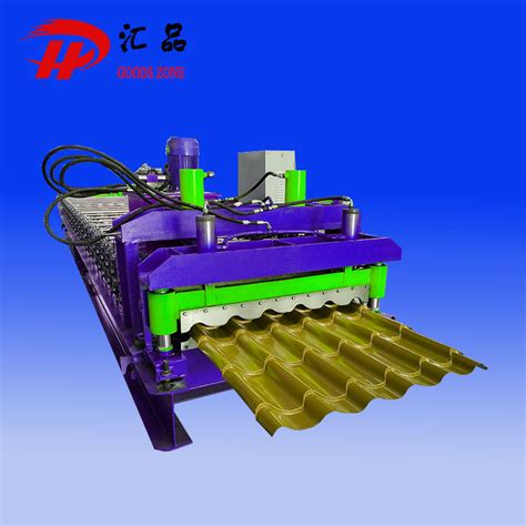 Step Tile Glazed Roof Panel Roll Forming Machine China Roof Tile