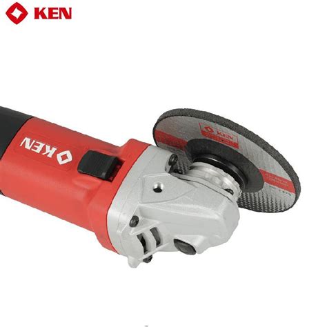 Ken 860w Auxiliary Handle Angle Grinder Powerfull Cutting Grinder Machine China Angle Grinder