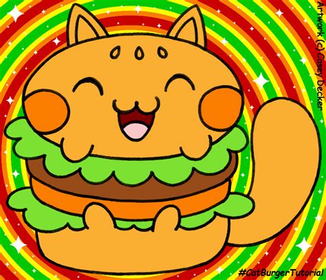 Cute Little Cat Burger By Coolcsd1986 On Deviantart