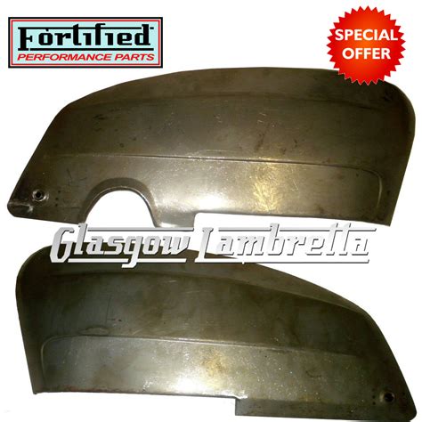 Lambretta Series 3 Li SIDE PANELS SET S3 Bare Metal Innocenti Spec By