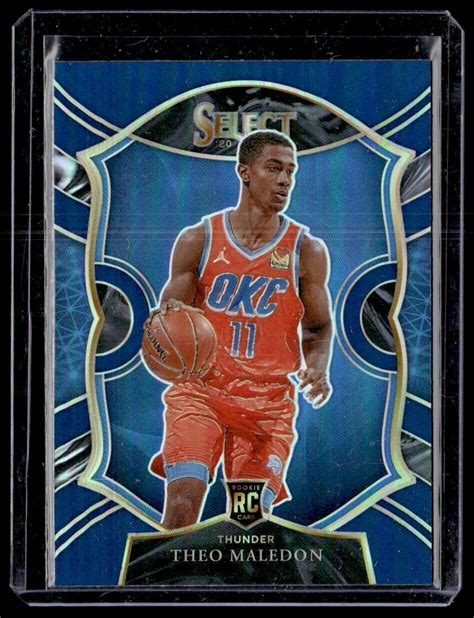 2020 21 Panini Select Retail Theo Maledon Blue Prizm Concourse RC 94