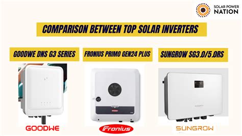 Solar Inverter Comparison: GoodWe vs. Fronius vs. Sungrow - Solar Power ...