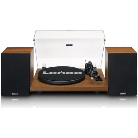 Lenco LS 480WD Platine Vinyle Bluetooth Avec Deux Haut Parleurs