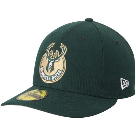 New Era Milwaukee Bucks Green Low Profile 59FIFTY Fitted Hat