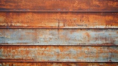 Rusty Metal Wall Capturing The Textured Decay Background Corrosion