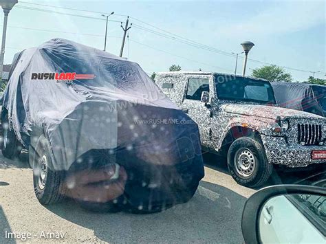 2023 Mahindra Thar 5 Door Suv Spied For First Time