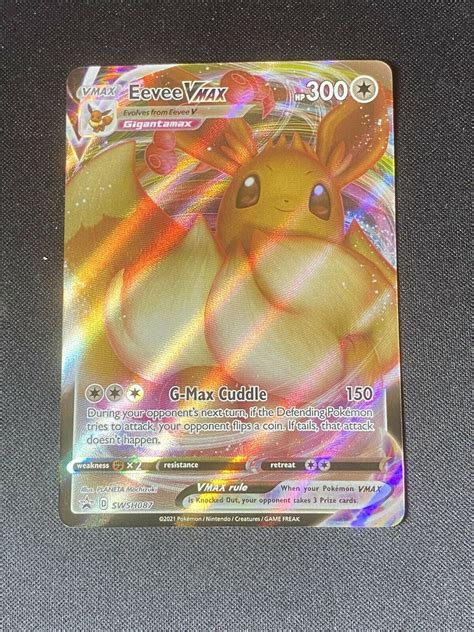 Mavin Eevee VMAX SWSH087 SWSH Shining Fates EBT Promo Full Art