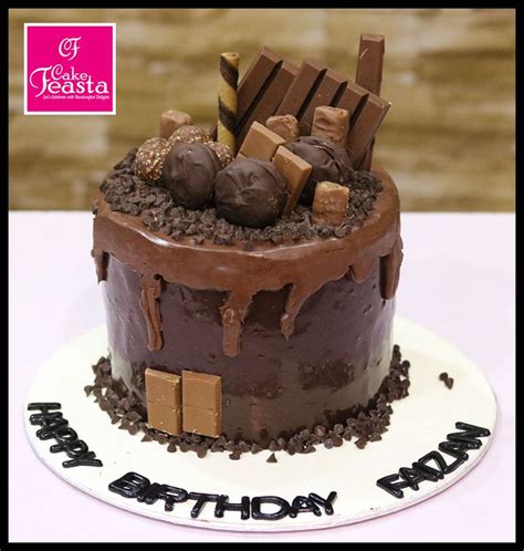 Full Chocolate Birthday Cake