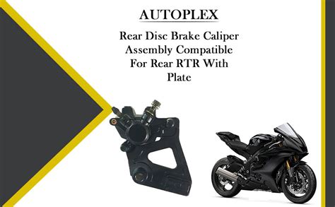 Autoplex Rear Disc Brake Caliper Assembly Compatible For Rear Rtr With